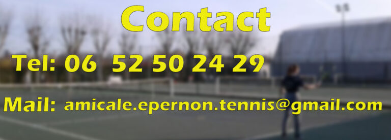 Contact Epernon Tennis